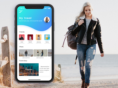 Travel UI designed App