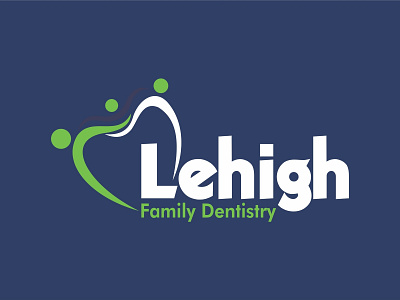 Lehigh Family Dentistry - Logo animation app branding clean design flat icon identity illustration illustrator lettering logo minimal type typography ui ux vector web website