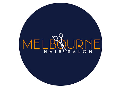 Hair Saloon Logo branding clean design flat graphic design hair hair saloon logo identity illustration illustrator logo sloon logo type typography ux vector web
