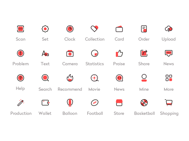icon Practice 04 by 𝙈𝙪𝙯𝙞 on Dribbble