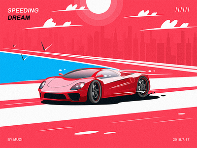 Speeding Dream illustration