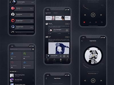 A music app design