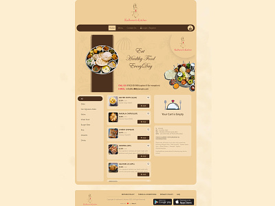 Radharani's kitchen app branding design digitalmarketing food graphicdesign hotel krishna landing radha restorant socialmedia ui uiux web web app webdesign webdesigner webpage website