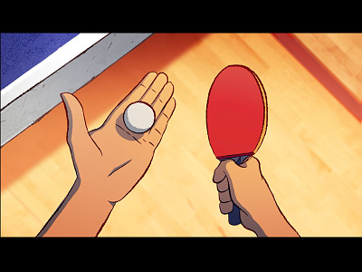 Ping Pong Point 2d 2d animation after effects animation character design flash motion motiongraphics ping pong pingong table tennis