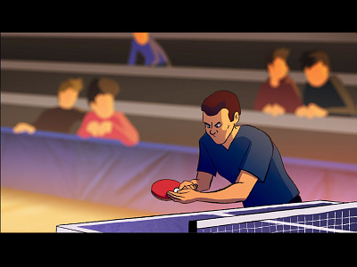 Ping Pong Point 2d 2d animation animation flash fx illustration manga ping pong pingpong sakuga table tennis