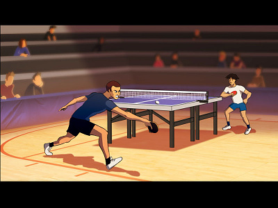 Ping Pong Point 2d 2d animation 2d fx animation flash fx illustration motiongraphics ping pong table tennis