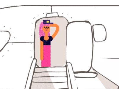 Plane 2d 2d animation animation flash fun gag hen party party sketch