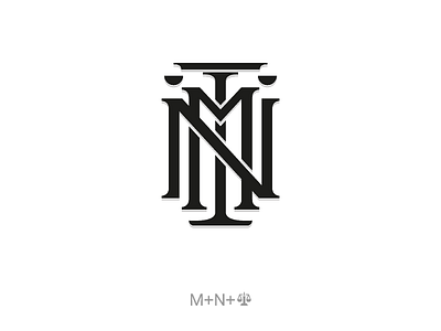 MN Law monogram brand branding design graphic graphic design law lawyer letters logo logos logotype mark minimal monogram types
