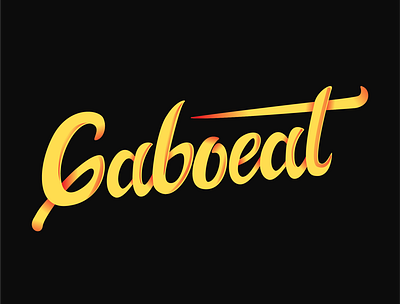 Gaboeat artwork branding design lettering lettering logo lettermark letters logo logos logotype mark typetopia vector