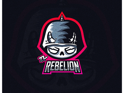 Tx Rebelion cartoon design esports graphic illustration illustrator logo mascot logo vector