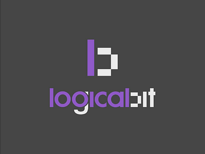 LogicalBit bits branding design logo mark monogram sold uidesign webdesign
