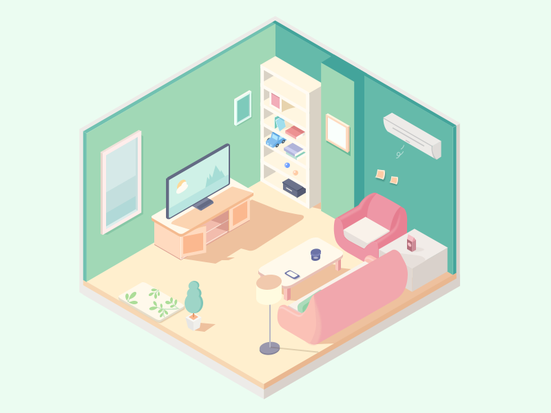 2.5D by ZZzltree on Dribbble