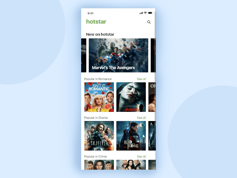TV App app clean design ios list media menu mobile movie music player profile store tv ui ux video