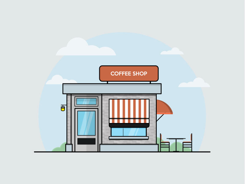 Coffee Shop by Yogesh Sharma on Dribbble