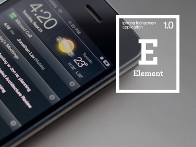Another Element crop element identity iphone logo