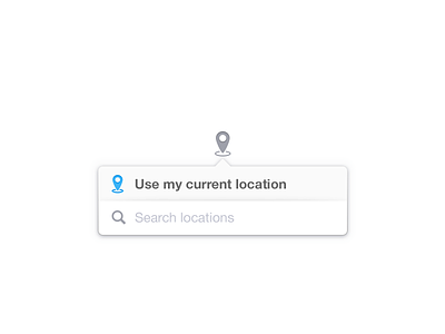 Search within Geo Location location search ui ux