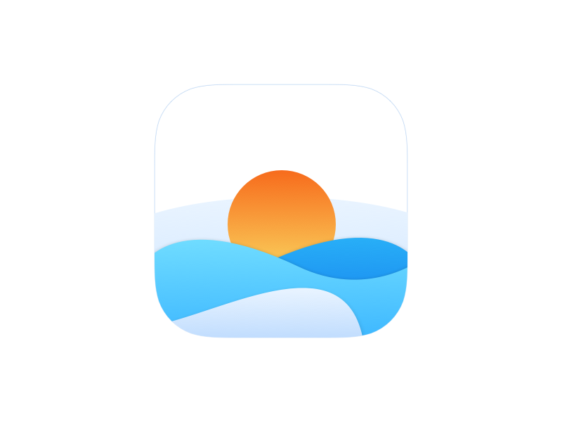 Horizon App Icon by Vitaly Ishkulov on Dribbble