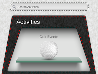 Search activities with activities gallery