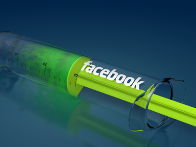 Are you addicted? 3d facebook fun social