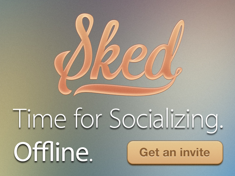 Sked Landing Page sked ui web
