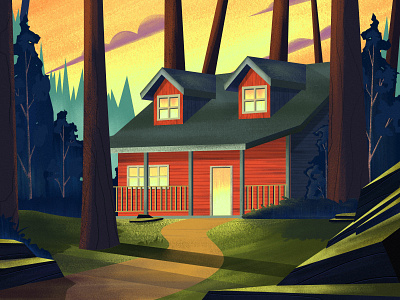 Illustration - Villa illustration