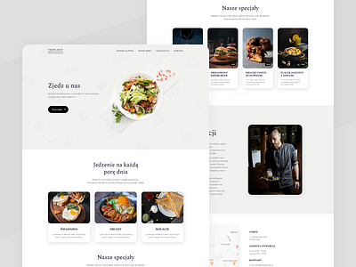 Restaurant food recipt restaurant webdesign