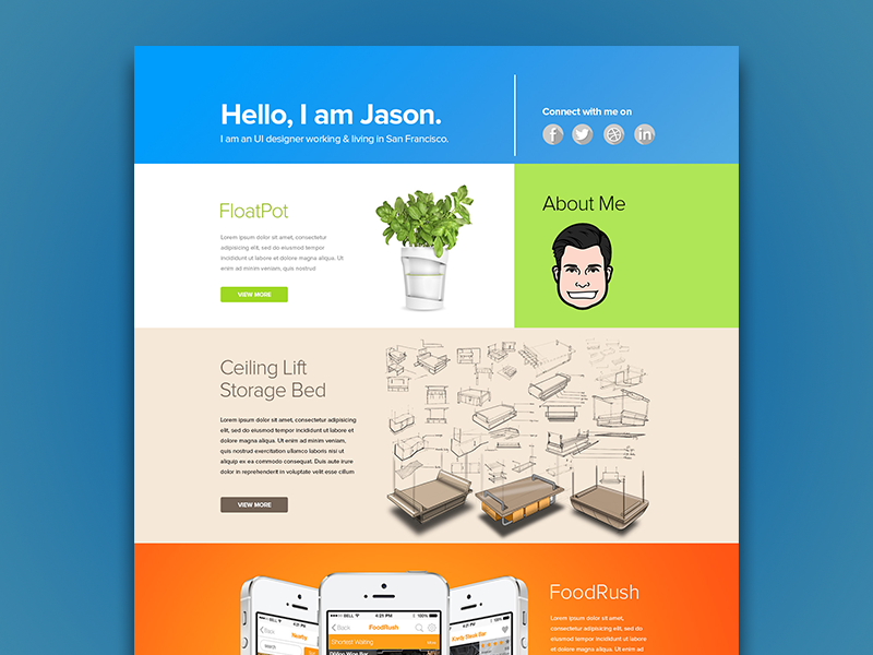 Download Portfolio Mockup by Jason Tang on Dribbble