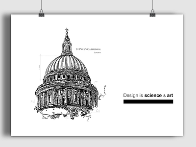 Design is architecture back and white graphics illustration poster typography vector