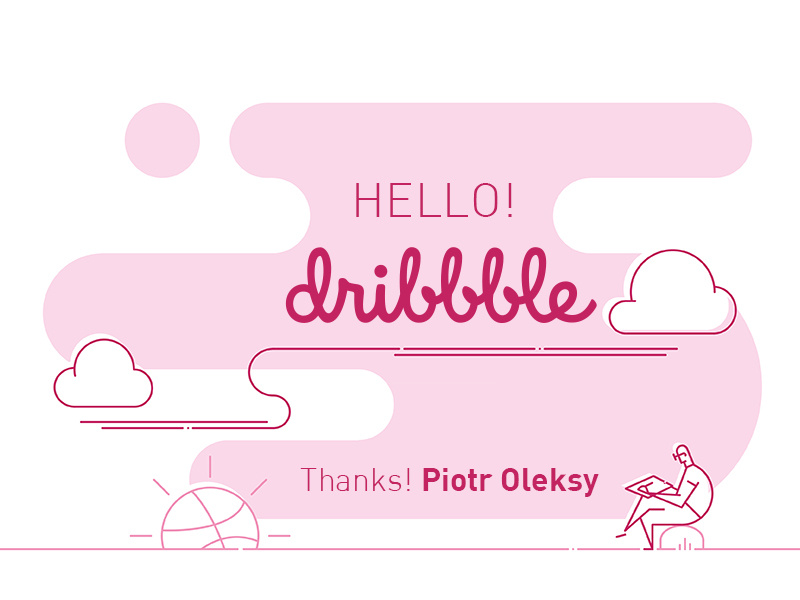 Hello Dribbble! by Alfonso Chulvi on Dribbble