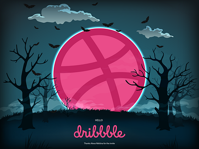 Hello dribbble! 🖖🧛🏻‍♀️