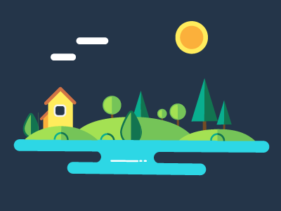 Island by Vitaly on Dribbble