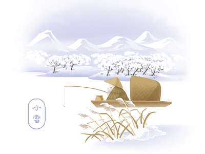 小雪 Slight Snow illustration