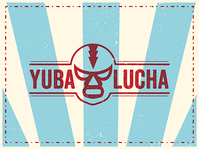 Yuba Lucha Branding branding illustration logo lucha retro vector vintage