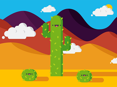 Mr. Cactus Illustration cactus cute illustration illustrator mr. cactus