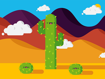 Mr. Cactus Illustration