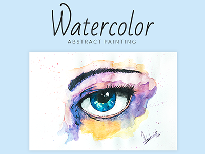 Watercolor Abstract Painting