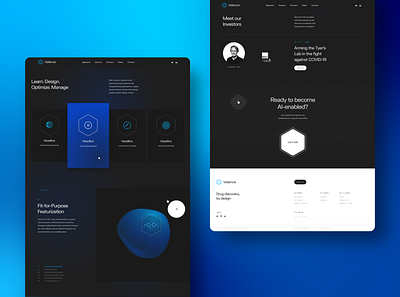 Valence brand clean color design illustration inspiration ui uiux ux website