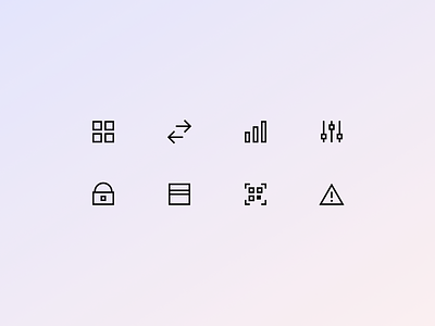 icons app bank banking clean concept design finance fintech gradient icon icons interaction interface ios mobile money simple ui ux