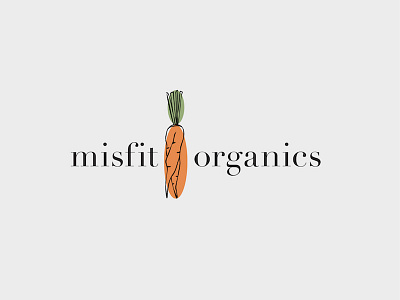 Misfit Organics brand identity branding logo