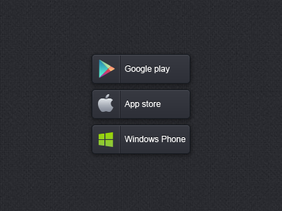 App buttons ai buttons app store application shop avalible in buttons google play windows phone