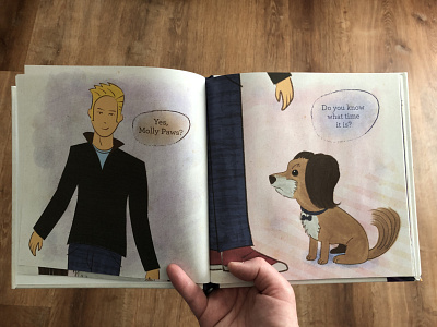 Papa & Paws: Molly Waits Her Turn Interior Pages