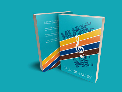 Music & Me Book Cover biography books graphic design music