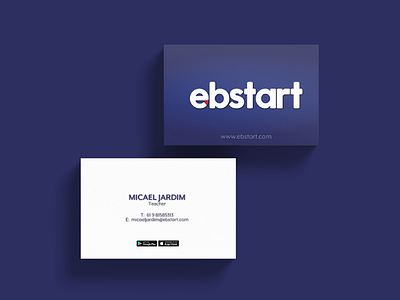 ebstart brand branding graphic design