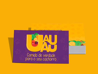 uau au - comida de verdade para o seu cachorro brand branding design design editorial design gráfico impresso logo typography