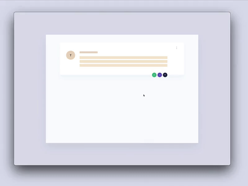 Reply Transition concept design minimal transition ui ux