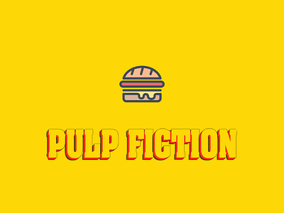 Pulp Fiction minimal movie poster qt