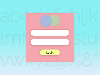 Login Screen 3 gradient login ui web