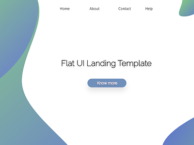 Landing Page Template 2 gradient landing ui ux webpage