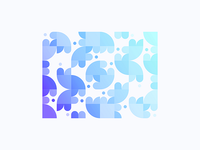 Ocean Texture Design blue color curves design flat gradient gradient color graphic design illustration pastel rectagle simple splash texture vector