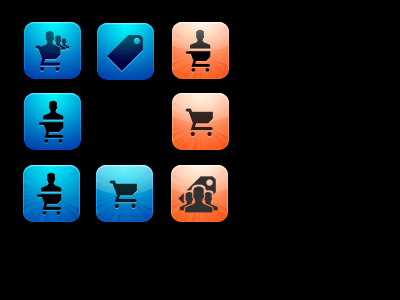 Social Shopping iPhone icon icon iconography iphone shopping